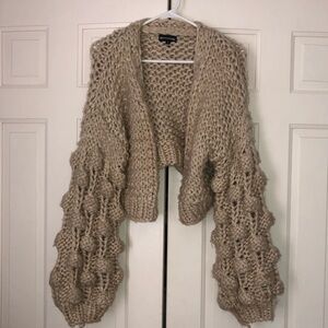 Chunky Knit Beige Sweater